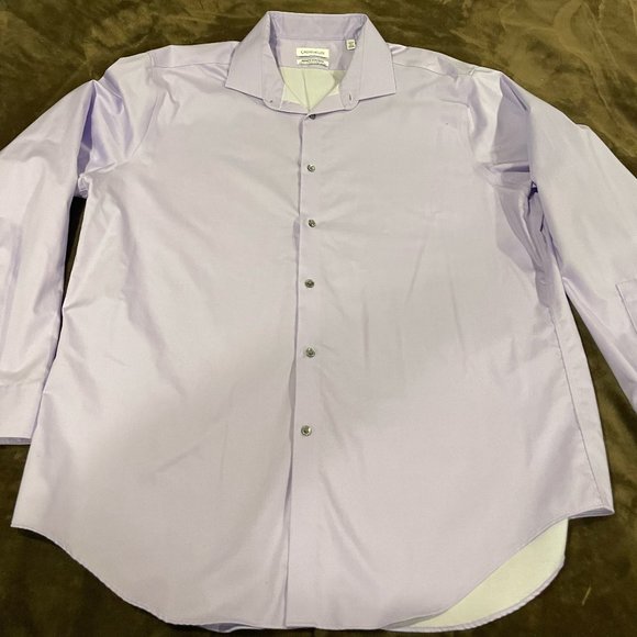 Calvin Klein Infinite Non-Iron Slim Fit Dress Shirt Size 2XL Long sleeve - Picture 1 of 3